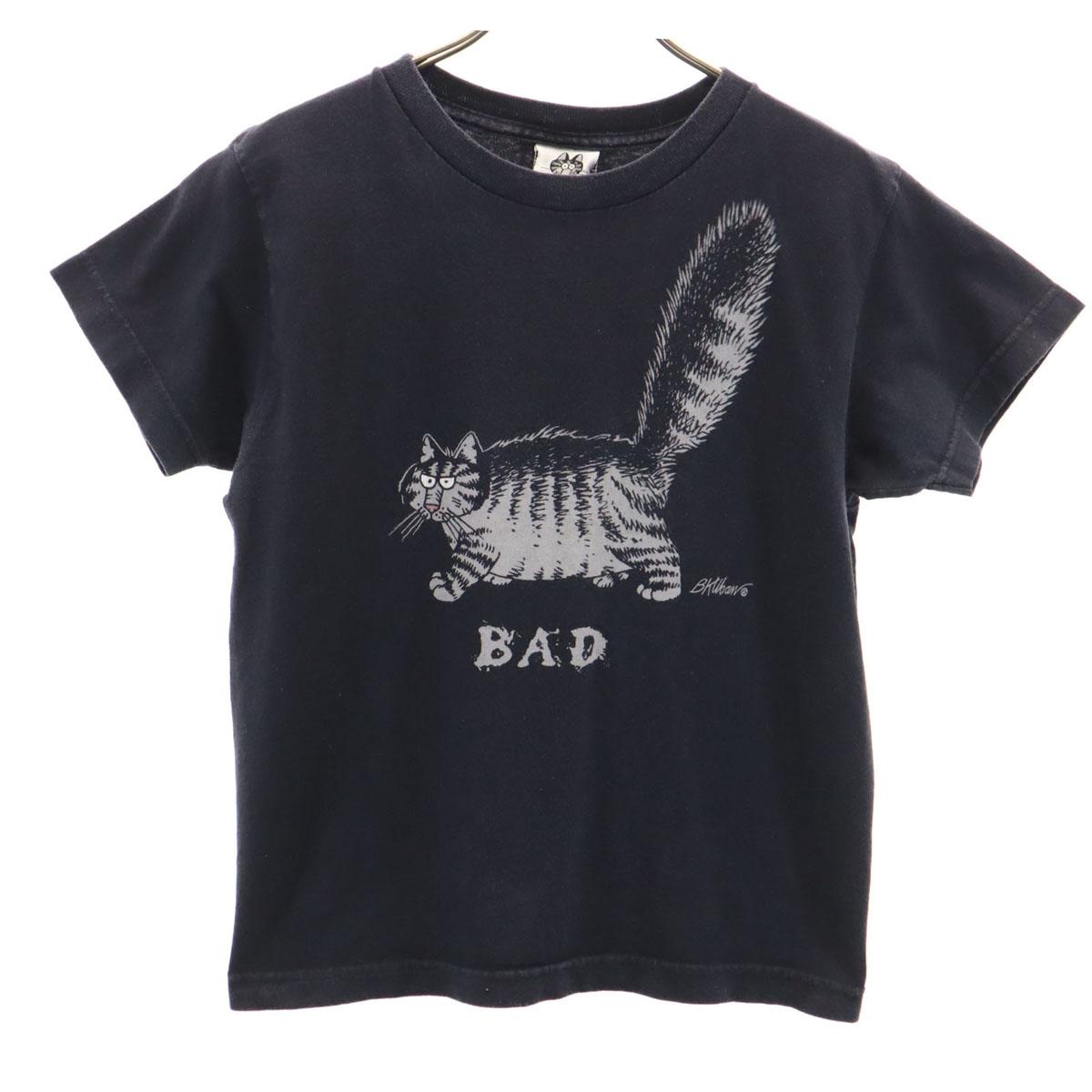 

BKliban BAD Принт Футболка с коротким рукавом M черный Женская Б/У