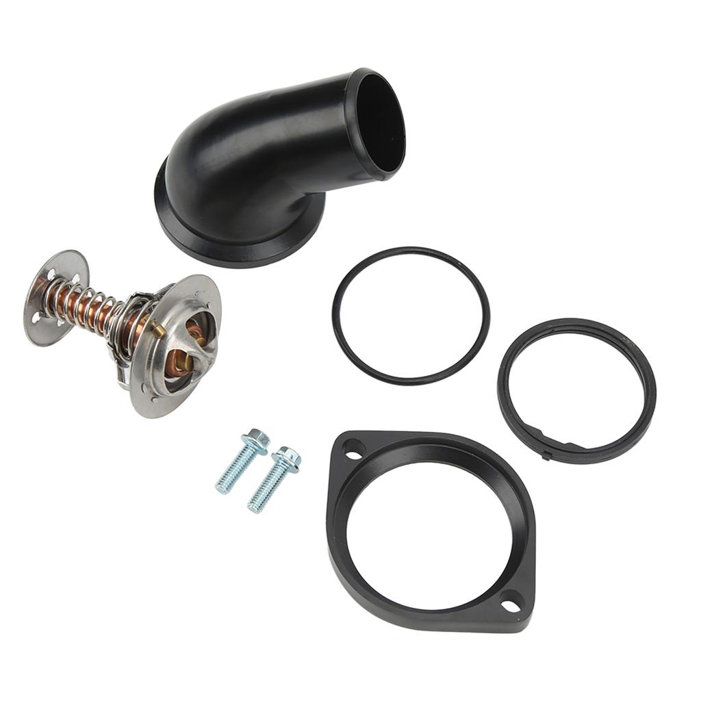 45 Degree Water Neck Housing with Thermostat 90916‑03046 Replacement for LS LS1 LS2 LS7