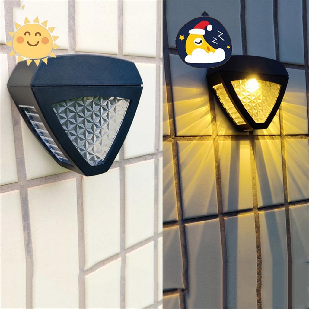 Solar Lights Outdoor, High Brightness & Warm Light Led Solar Stair Lamp, Ip44 Waterproof, For Stairs, Step, Fence, Wall, 8-10 Working Hours