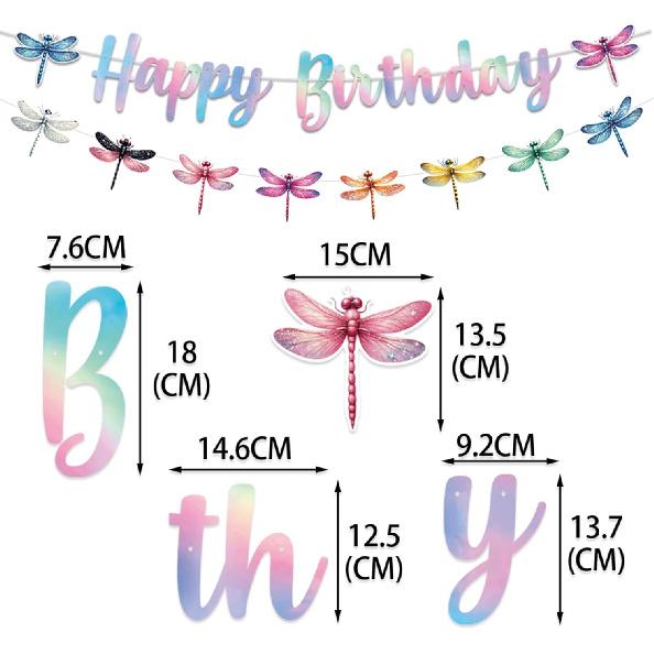 9 Pcs Dragonfly Hanging Swirls 2 Pcs ect Birthday Banners for Dragonfly Party Decorations Dragonfly Birthday Party Supplies