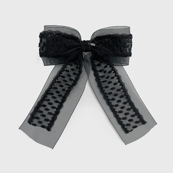 Nero Lace Ribbon Automatic Pin JP-25-062AB