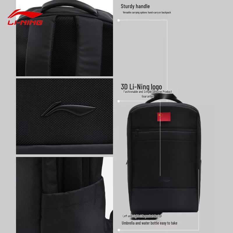 LI-NING Glory Series Waterproof Business Travel Backpack