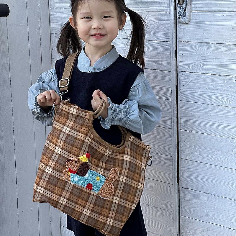 Adorable Cartoon Dog Children's Backpack Stylish Large Capacity Shoulder Bag For Kids