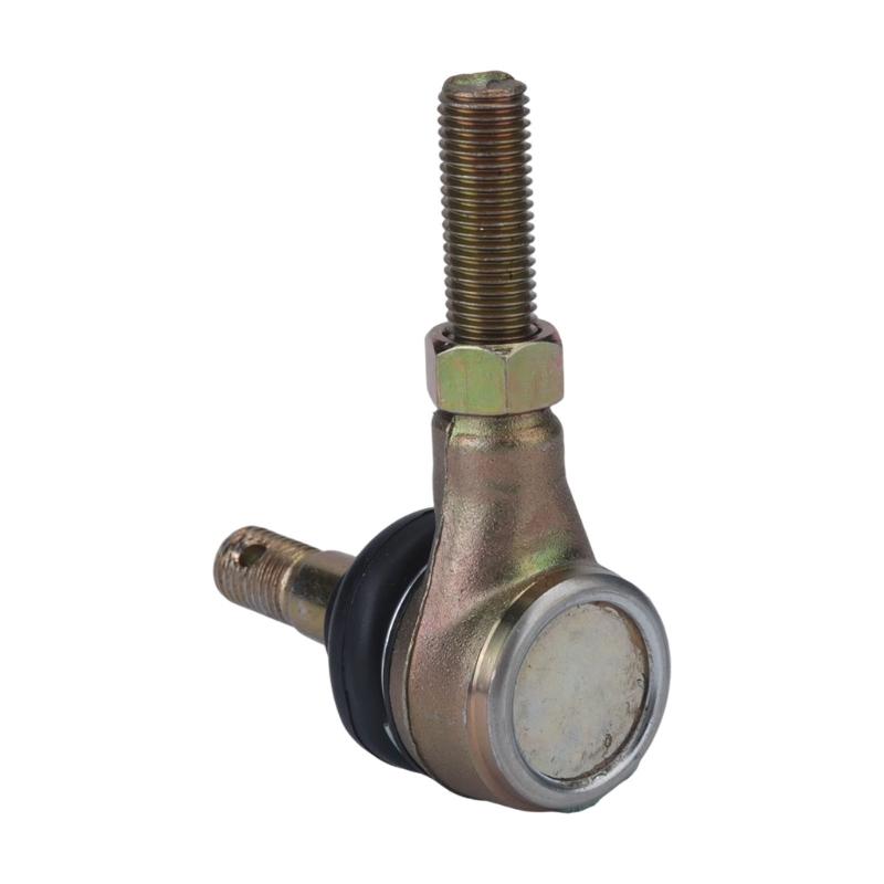 M10 X 10 Steering Ball Joint Pair for Go Kart Linkage Service, Threaded Joints with Dust Boots, Lock Nuts, Castellated Nuts and Cotter Pins