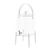 Square Cold Water Kettle with Faucet for Lemon, Tea, Juice, Wine, Multifunctional Beverage Container