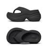 Damen Zehensteg-Plateau-Flip-Flops Sommer Leichte Weiche Sohle EVA-Slipper für Damen Dicke Sohle Rutschfest Strandschuhe Pantoletten