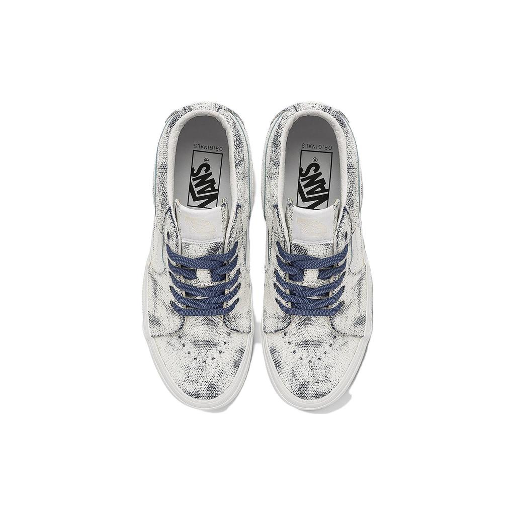 Sk8 Og Vans-Mid Lx 'Distress White Navy' VN0A4BVCWTM