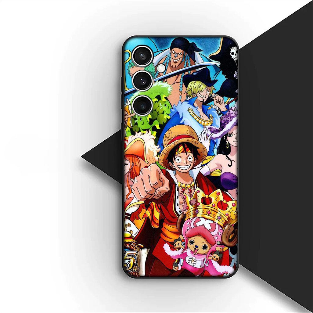 

Cover for Samsung Galaxy A35 A36 A55 A26 A05 A06 A14 A50 A51 A53 A54 A12 A13 A23 Phone Case Shanks Red Hair One Luffy Pieces Galaxy A13 5G