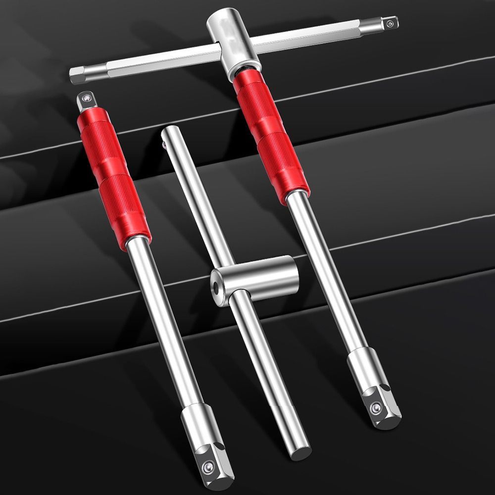 Gifts Multifunctional T-Handle Wrench Set Repair Replaceable Wrench Universal Extension Rod
