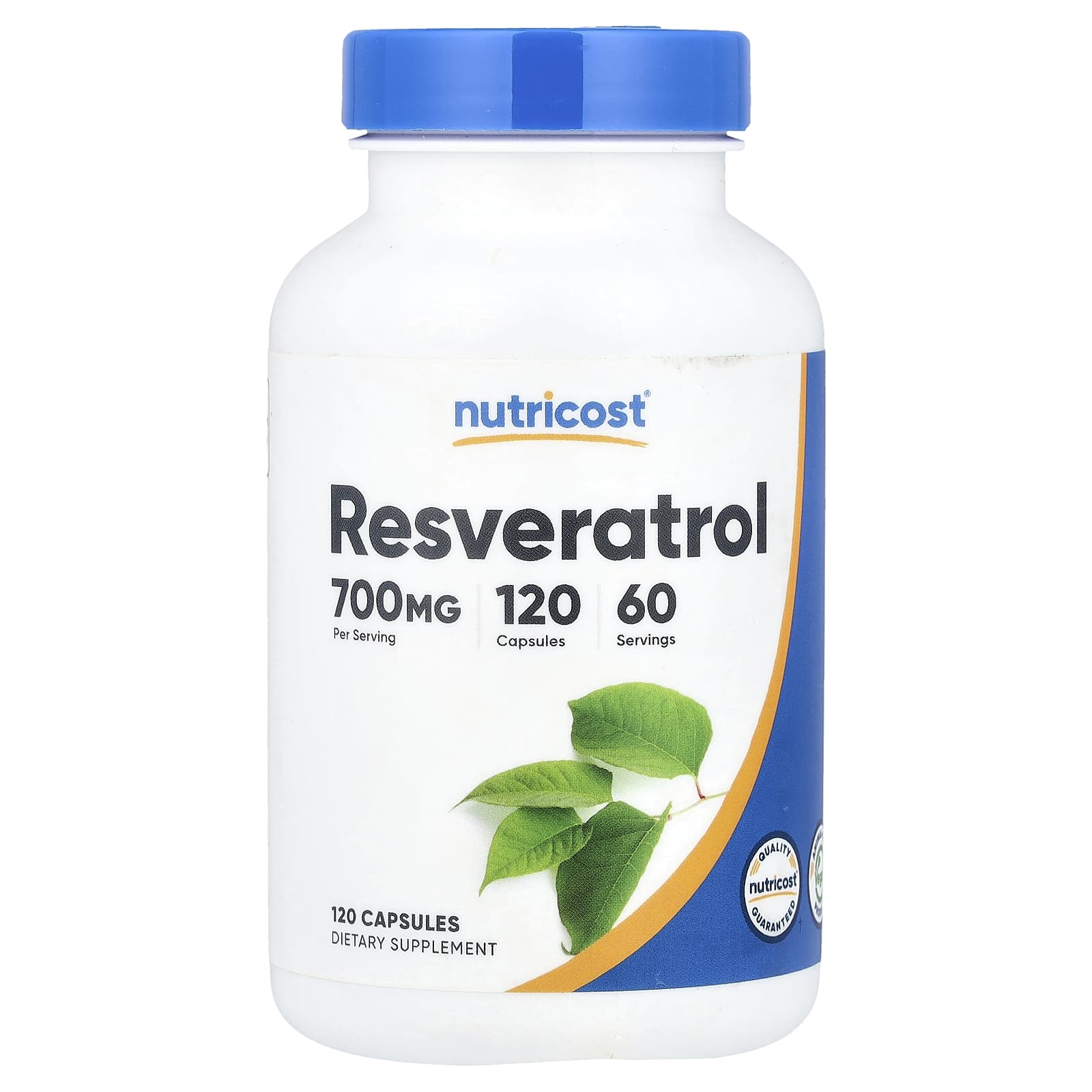 

Resveratrol, 120 capsules (350 mg per capsule)