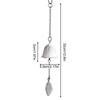 Yard Wind Chimes Japanese Wind Chimes for Outside Japanese Bless Small Wind Chimes Outdoor Metal Decor for Home Patio Porch