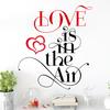 LOVE Is In The Air English Slogan Home Wall Decoration Self-adhesive Sticker