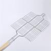 Portable BBQ Grilling Basket Stainless Steel Nonstick Barbecue Grill Basket Tools Grill Mesh for Fish Hamburger bbq tools