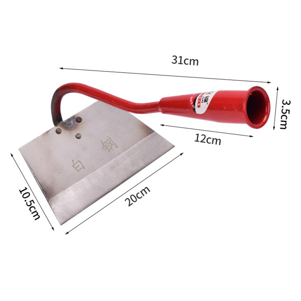 Hoe Garden Tool Gardening Hand Tool for Weeding Seeding Landscaping Soil