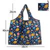 Reusable Grocery Bags Large Washable Shopping Bags Portable Foldable Environmental Friendly Heavy-Duty Handbags