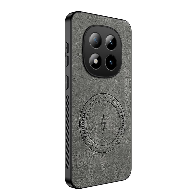 For Xiaomi Poco M8 Pro Vintage Business Phone Case Cover Sheepskin Leather Magnetic Case Poco M8 Wireless Fundas Poco M8 Pro