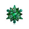 Crystal Glass Brooch, Alloy Rhinestone Corsage, In Stock, Clothing Accessory Pin.
