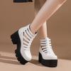 Roman Sandals Women's Thick Heel Super High Heel Cool Boots Summer New British Style Bag Head Waterproof Table Versatile Women's Shoes