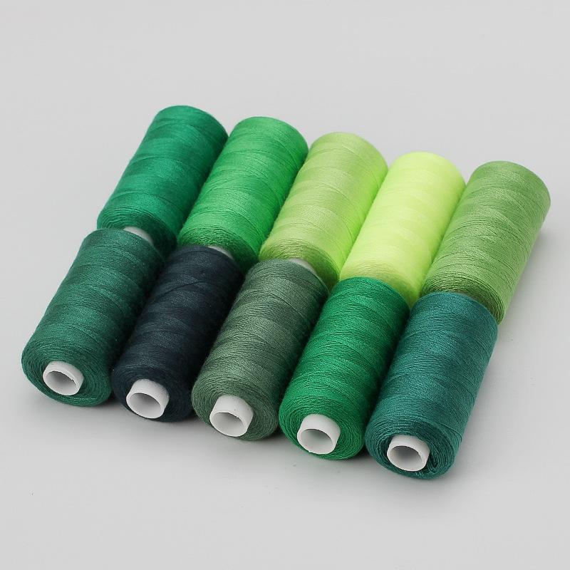 10Roll/Set 400 Yards Sewing Thread Machine Hand Embroidery Good Polyester Thread Strong Durable For Needlework DIY Sewing Repair