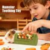 Hamster Chew Toys Small Animal Food Bowl Natural Chinchilla Chew Toys for Enrichment Play Hamster Chinchilla Bunny Cage Boredom