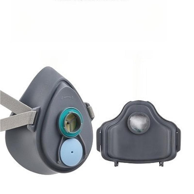 KN95 Staubmaske Staubdichte Atemschutzmaske Filter Arbeitsschutzmasken Sprühfarbe Staubmaske mit Filter Atemschutzgerät Sicherheitsschutz