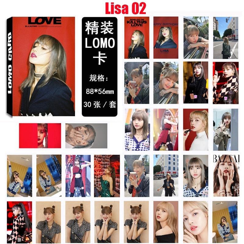 SOFORT VERFÜGBAR// 30 Stück/Box BLACKPINK Kpop Lomo Kartenalbum "SQUARE UP" "Kill This Love" Jennie Jisoo Rose Lisa HD Fotokarten Karten Für Fans