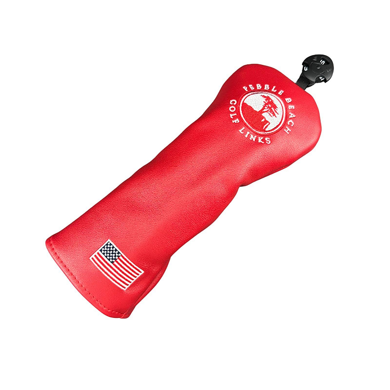 

Американский стиль Чехол для головки гольф-клуба – Одиночный чехол для головки из ПУ кожи One Size