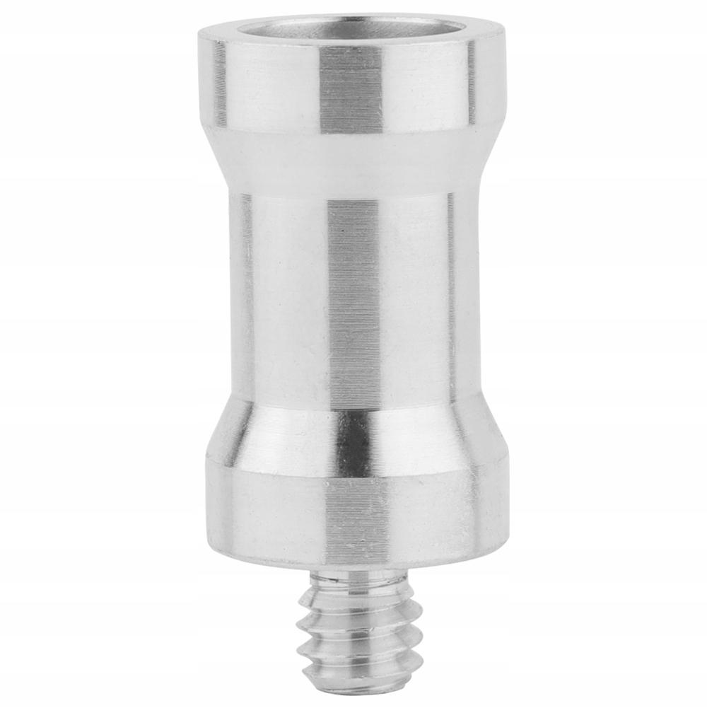 Adapter, tripod reduction sleeve 3/8" to 1/4" aluminum for lamp stand
