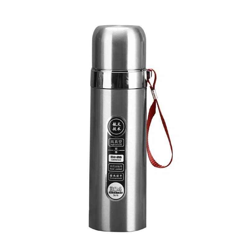 Stainless Steel Vacuum Insulated Water Bottle 500ml 350ml 600ml 800ml 1000ml Double Wall Leakproof Travel Cup Men Women