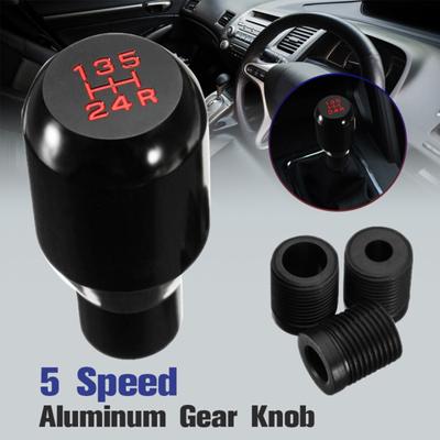 Universal Auto Car 5 Speed Aluminum Alloy Manual Gear Stick Shifter Shift Knob