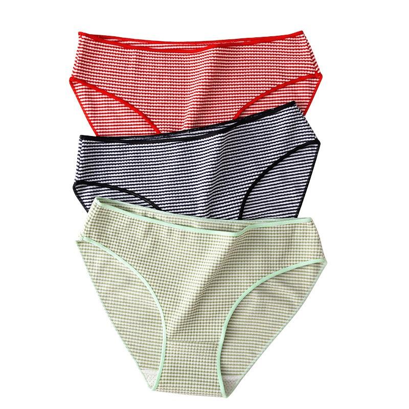 Breathable Underwear, Mid-thigh Style, Sexy Short Girls' Triangle Pants