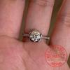 925 Sterling Silver Jewelry Luxury Crystal Flower Finger Rings for Women Wedding Party Jewelry for Girls Friend Gift