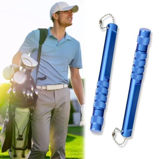 Golf Grooves Sharpener Portable Alloy Golf Club Wood Iron Wedge Head Cleaner Sharpening Re-Grooving Tool Golf Accessories