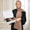 Ramadan Modal Chiffon Baumwoll-Hijab-Schal-Set, muslimisches Kopftuch mit Box, gemischtes Hijab-Stirnband, Kopftuch, weibliches Foulard-Hijab-Geschenk