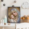 Marian Religion Diamond Painting Kit 30x40cm for Adults Beginners Gift 5D DIY Embroidery Crystal Rhinestone Art, Home Wall Decor