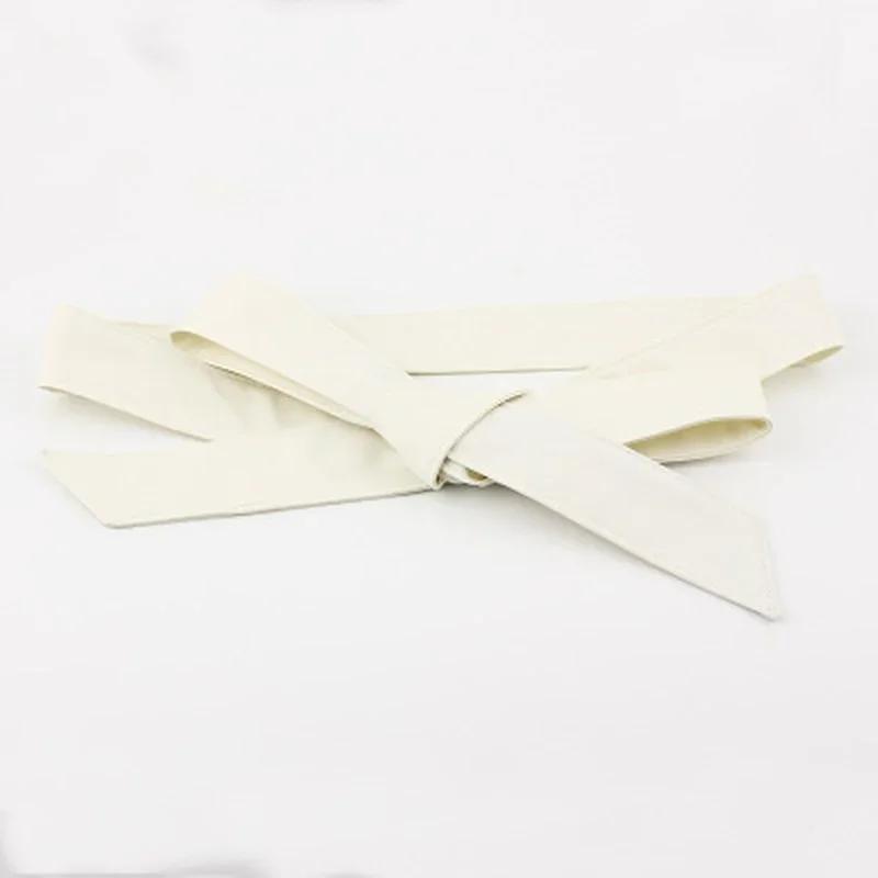 New Summer Fashion PU Leather Belt Soft Dress Belts Wide Corset Strap Female Clothes Decoration Accessories Supplies Solid Color