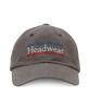 Eondeokeonteulol Four Seasons Washed Cotton Vintage Soft Top Basic Logo Ball Cap Unisex Baseball Cap Mfg Logo / Washed B B / Charcoal