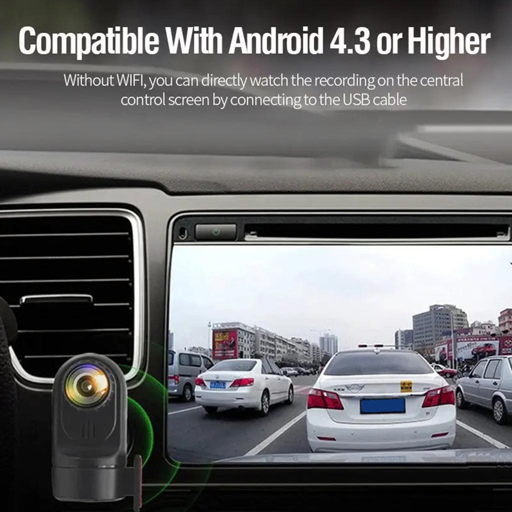 Mini Dashcam Auto Car Full High Definition Video Recorder with Forward Collision Warning WiFi G-Sensor Camcorder Cameras