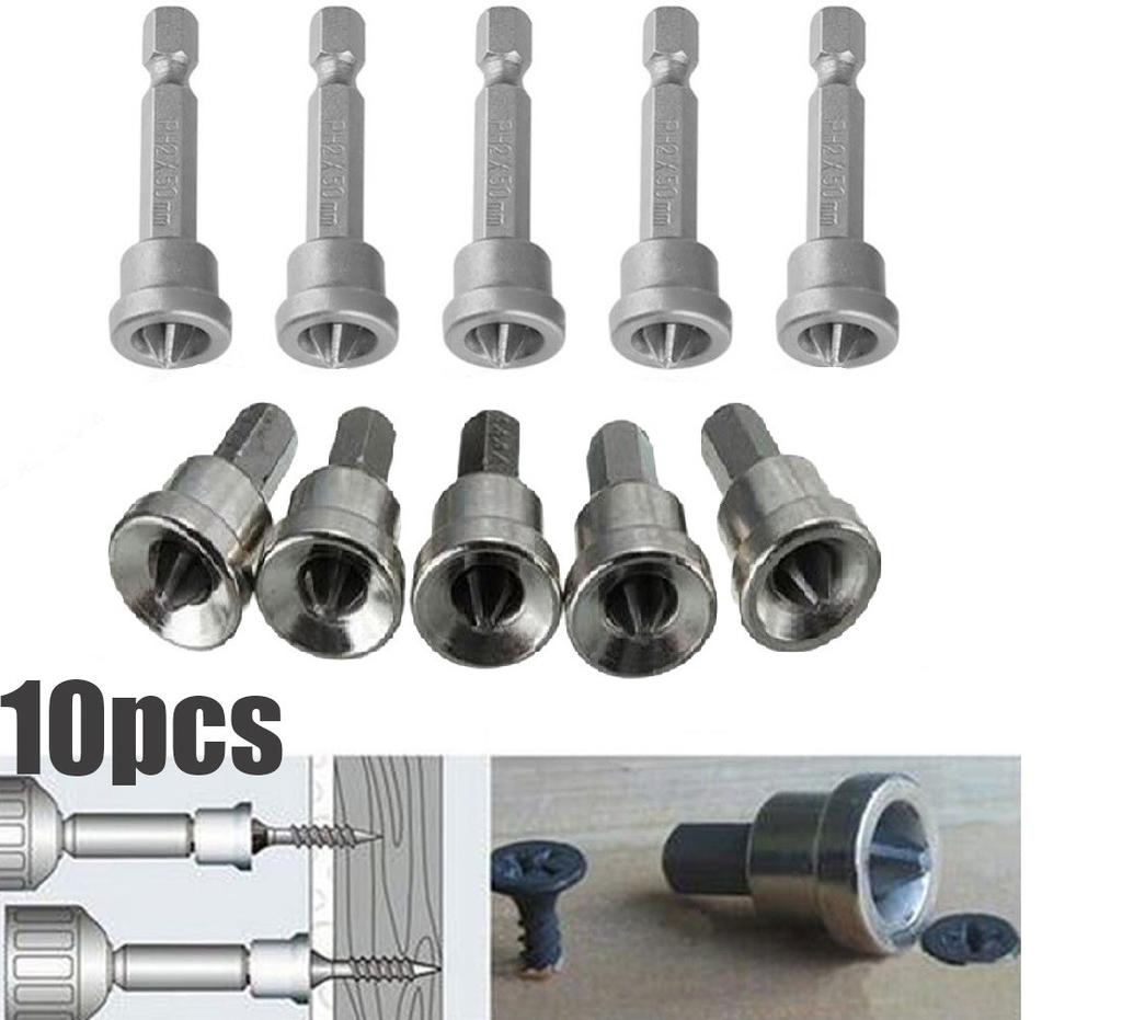 Adapter Drywall Screwdriver Bits Assembly Tool Parts 10pcs Plaster screw