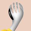 Set Forchetta e Cucchiaio per Bambini con Manico in Silicone Acciaio Inossidabile 316 Posate Auto-Alimentanti per Bambini con Scatola di Conservazione Design Anti-soffocamento