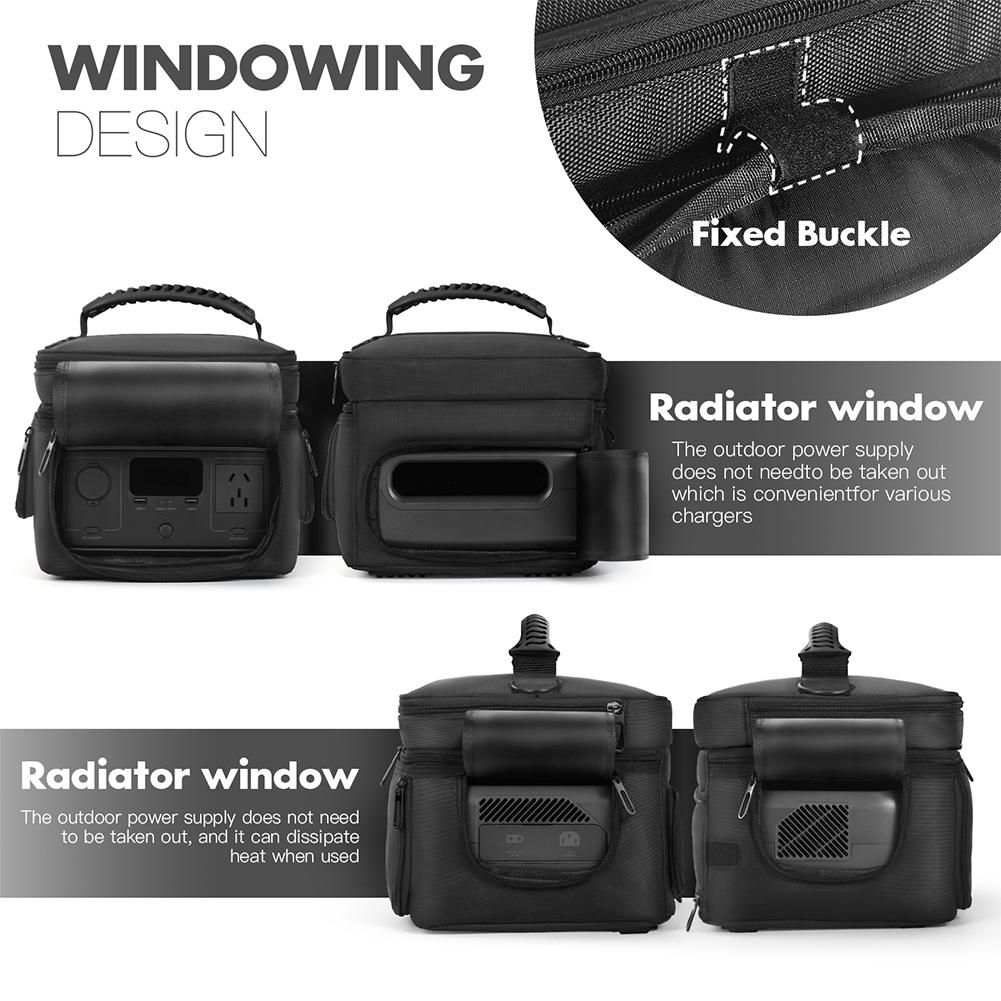 Carrying Case Travel Storage Bag Dustproof for Ecoflow Portable Power Station River 3/3 Plus/2/2 Pro for Delta 3 Plus/Delta 2