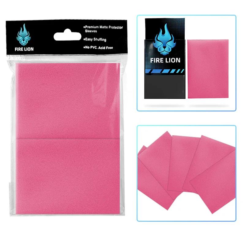 100PCS Card Sleeves Matte and Anti Cheating Penny Sleeves Soft Plastic Card Protector Fit for MTG Trading Cards Baseball Cards