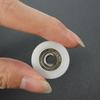 10pcs U Groove Nylon Round Pulley Ball Bearing Wheel Roller for Door Windows Shower Pulleys Drawer 3D Printer Accessories