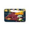 Christmas Shower Curtain Floor Mat Combination Four-Piece Set Bathroom Toilet Carpet Shower Room Mat Foot Mat