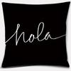 Black and White Style Decorative Pillowcase Car Ornaments Office Living Room Sofa Home Pillowcase