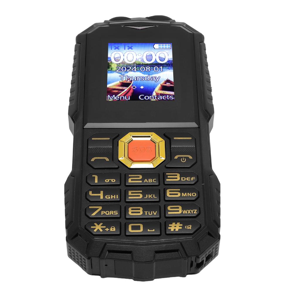 4G Elderly Phone 1.8 Inch HD Screen Dual Card Dual Standby 32MB and 32MB Memory Mobile Phone Black