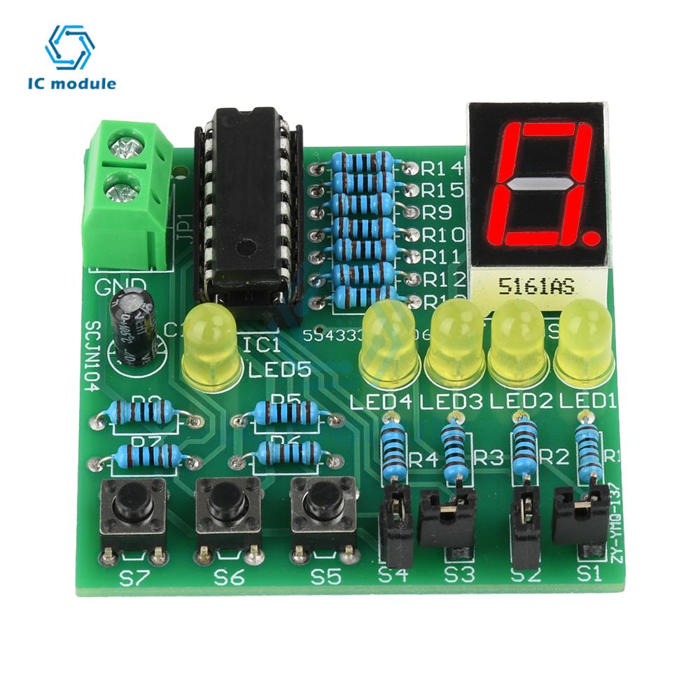 DIY Soldering Kit DC 5V Decoder Display Electronic Production DIY Spare Parts Training Test Soldering Teaching Kit
