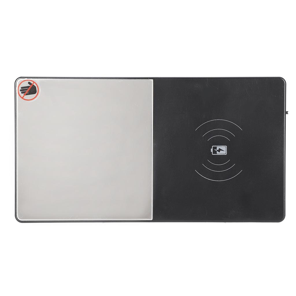 Cup Warmer Wireless Charger Station Black USB Heating Coaster Multifunctional Pad