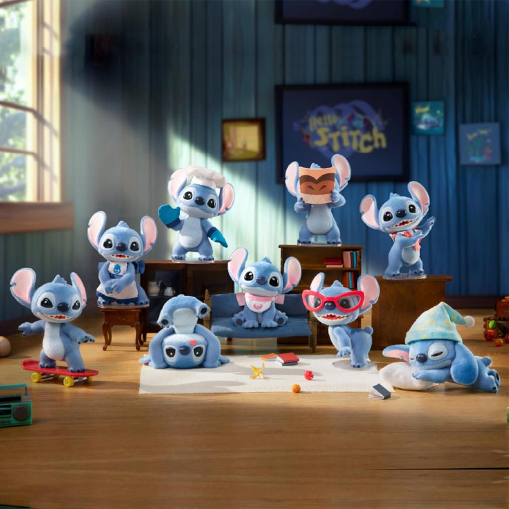 TOP TOY Disney Series Gachapon Blind Box Figure Soft Vinyl PVC Premium Toy Birthday Gift for Disney Character Collectors "Hello, Stitch" [1 Piece]