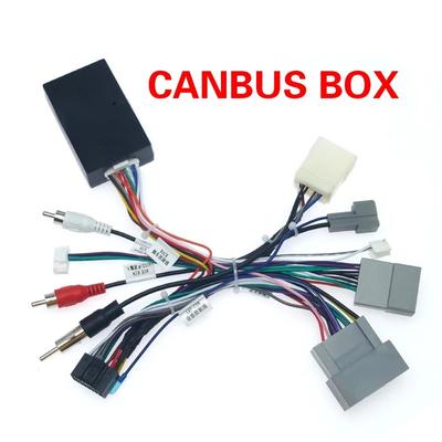 Adaptador de Cabo de Alimentação para Rádio Android de 16 Pinos para Honda Civic CRV 12-15 c/ Caixa Canbus